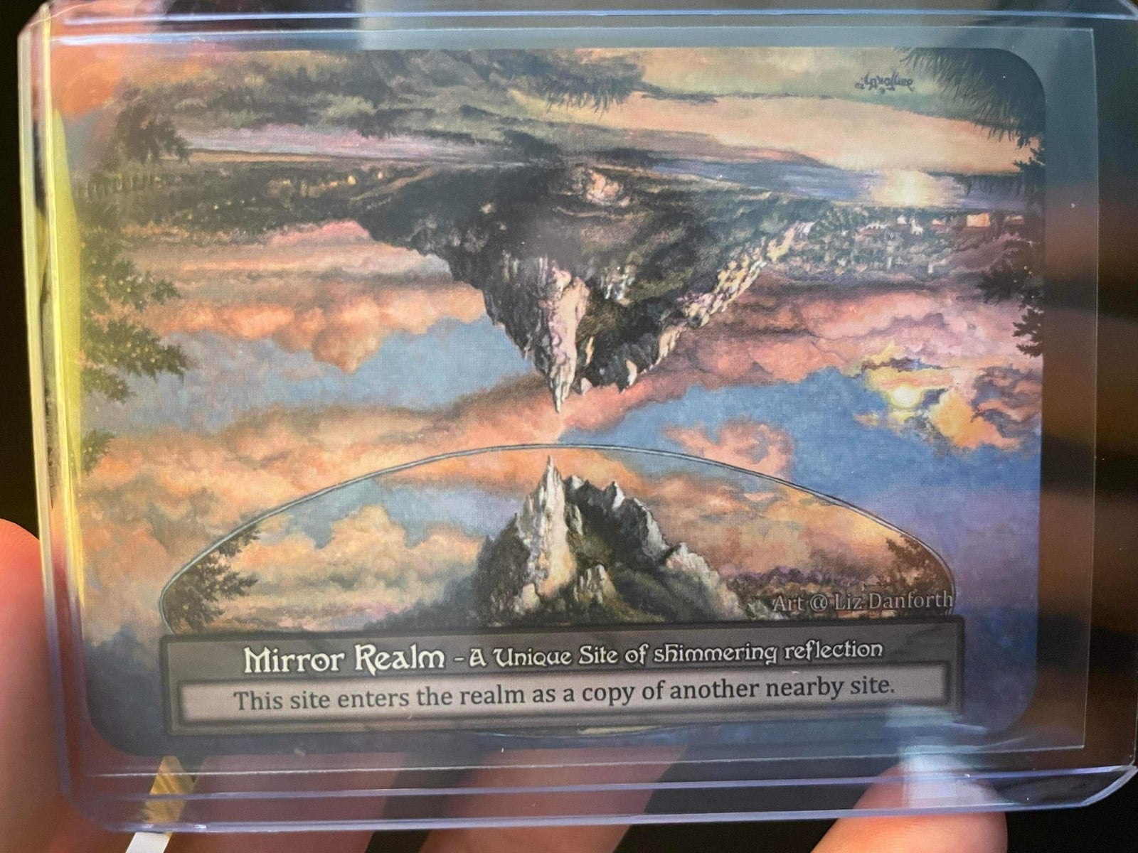 Mirror Realm Alpha Curio by Liz Danforth, inverted landscape variant