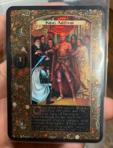 Gilded King Arthur Curio by Elvira Shakirova