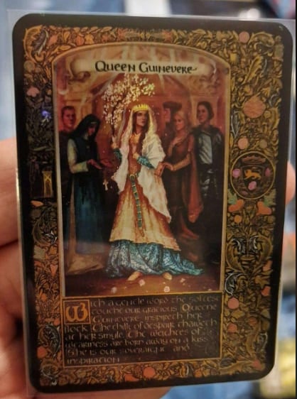 Gilded Queen Guinevere Curio by Elvira Shakirova