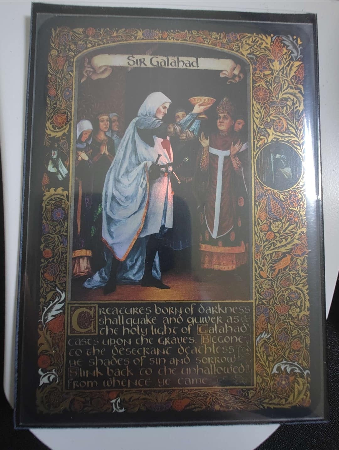 Gilded Sir Galahad Curio by Elvira Shakirova