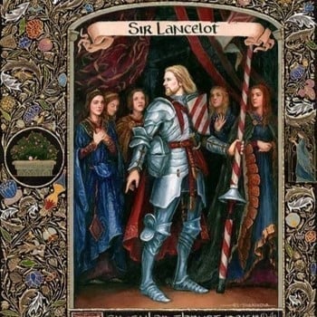 Gilded Sir Lancelot Curio by Elvira Shakirova