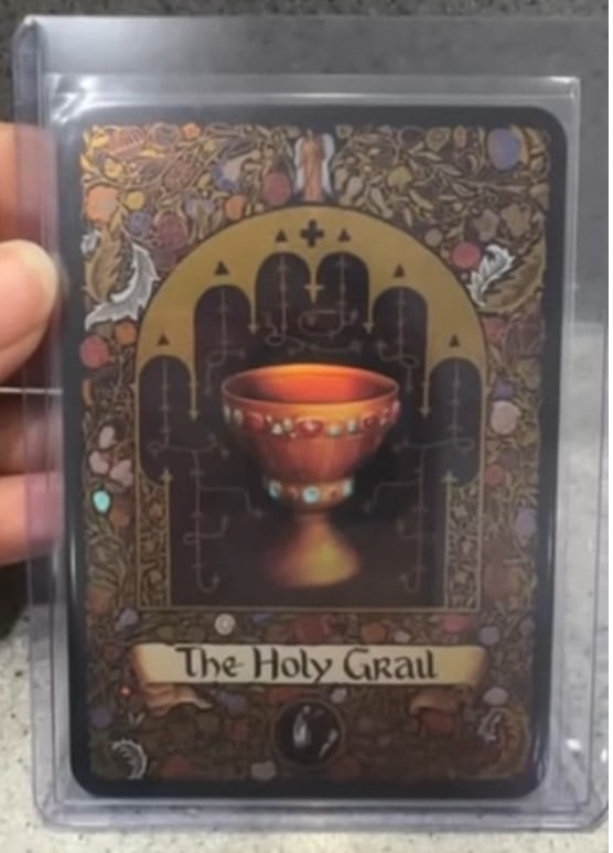 Gilded The Holy Grail Curio by Elvira Shakirova