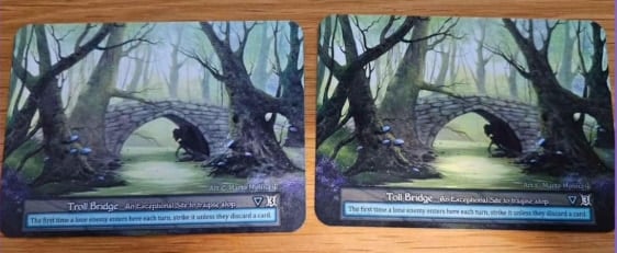 Toll Bridge Arthurian Curio — name-shift variant of Troll Bridge