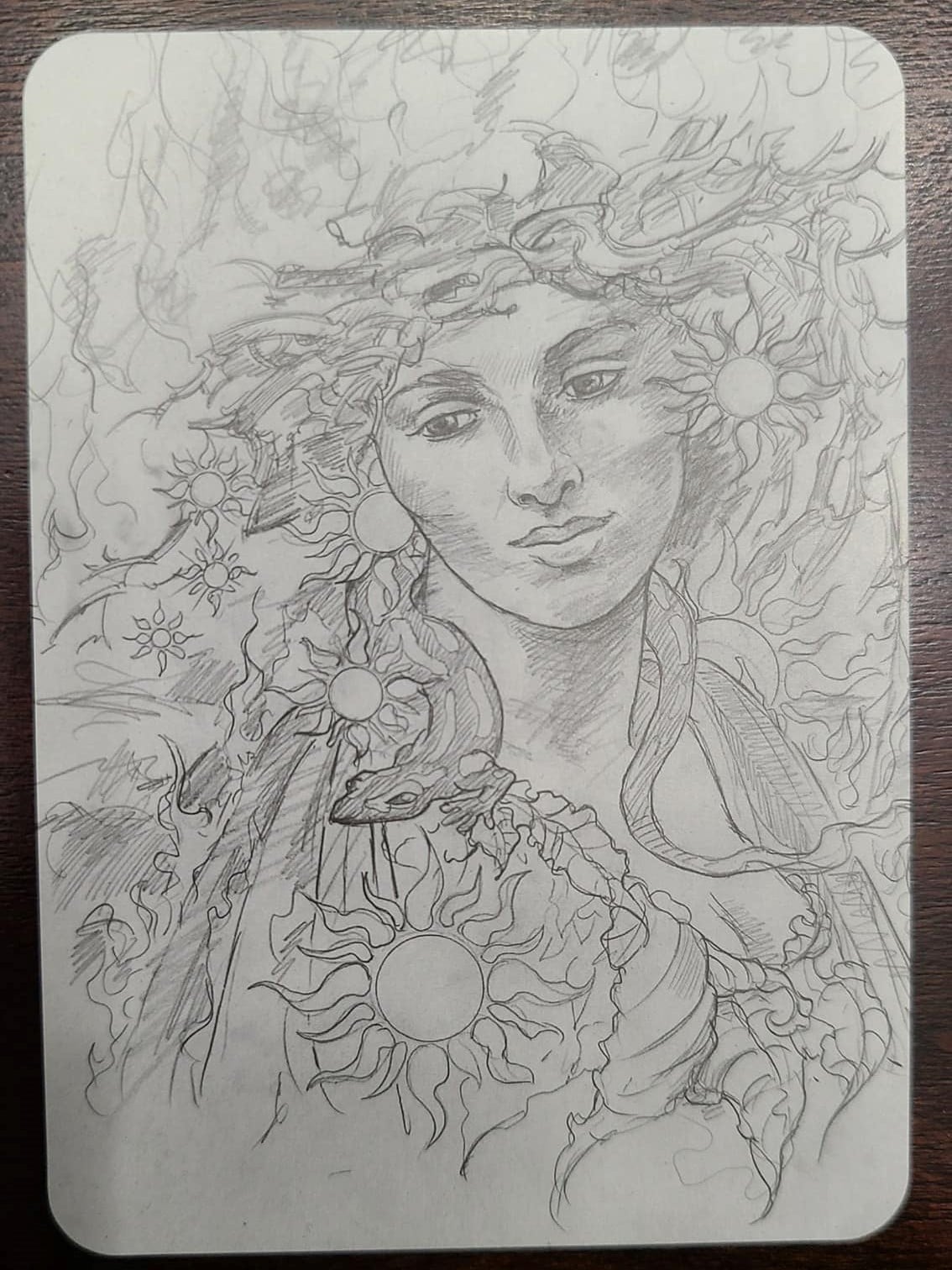 Avatar of Fire Sketch Beta Curio by Severine Pineaux