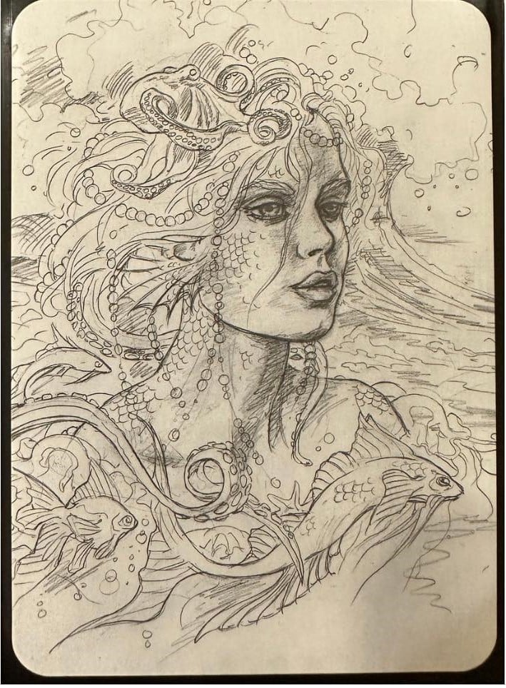 Avatar of Water Sketch Beta Curio by Severine Pineaux