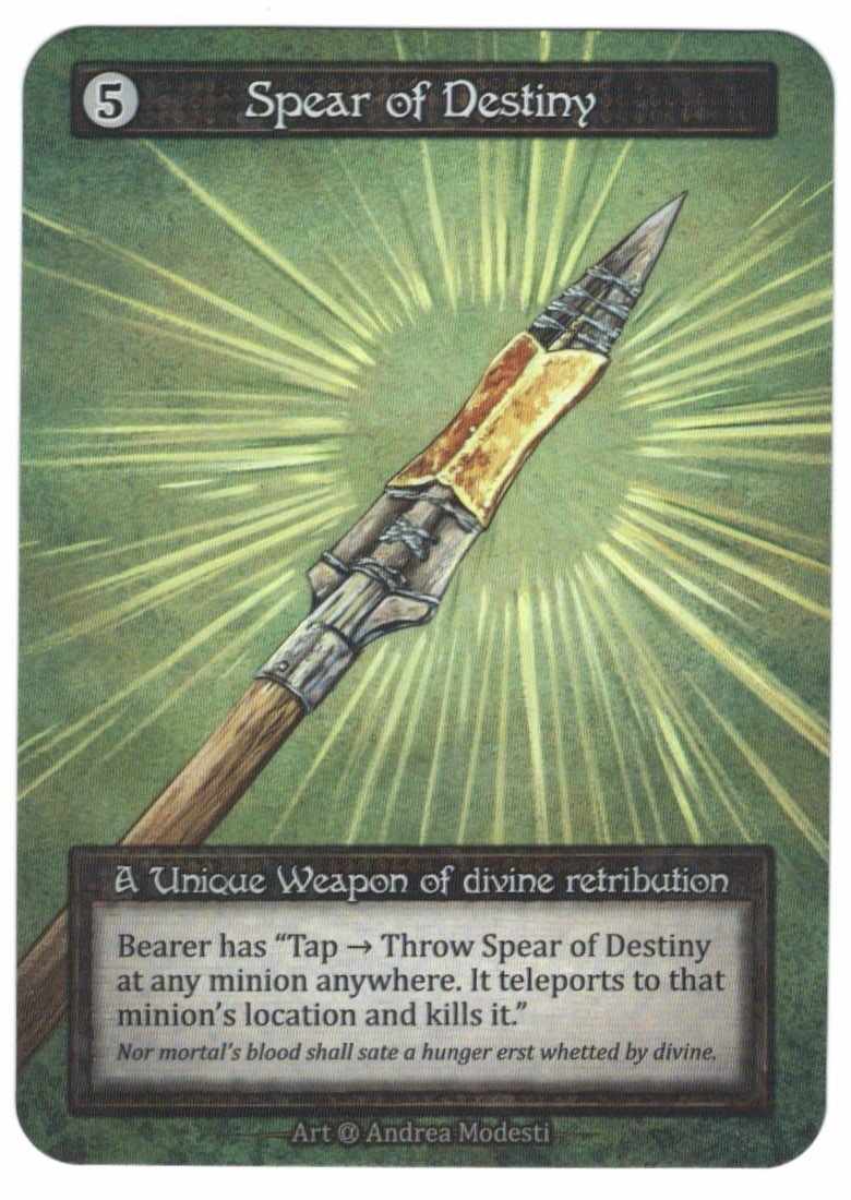 Spear of Destiny Beta Curio