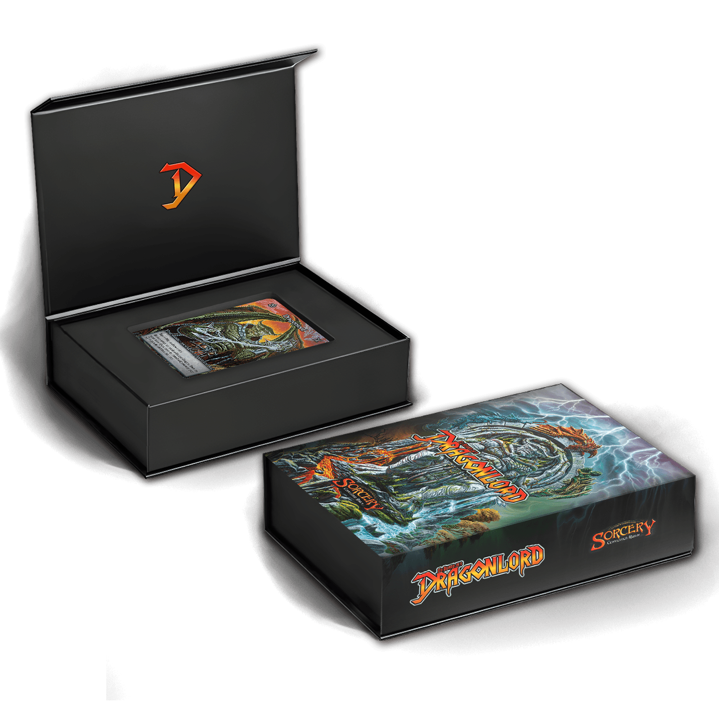 Dragonlord box and product photography