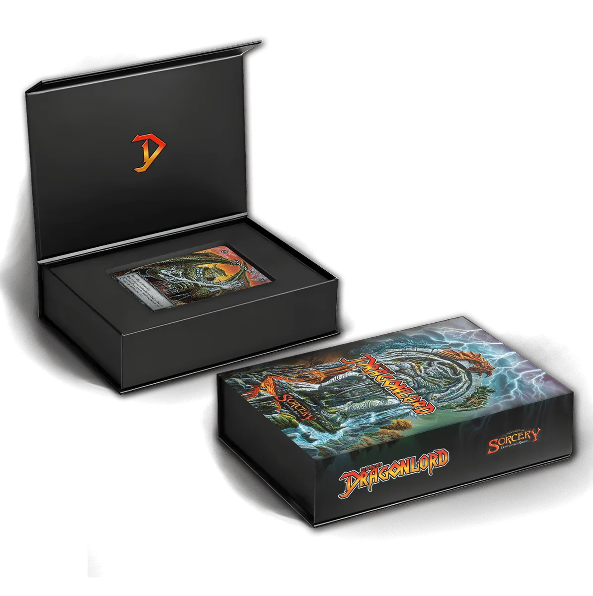 Dragonlord box and product photography