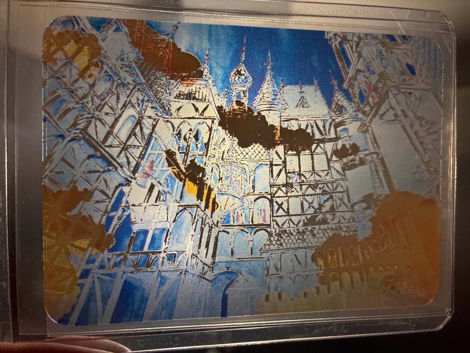 City of Glass Curio card by Elwira Pawlikowska