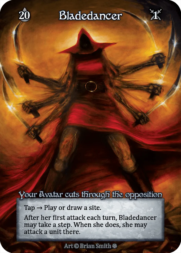 Bladedancer card