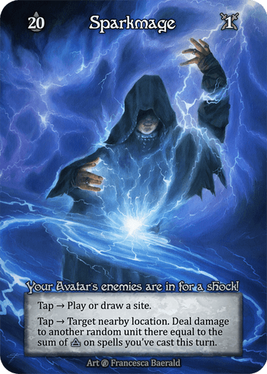 Sparkmage card