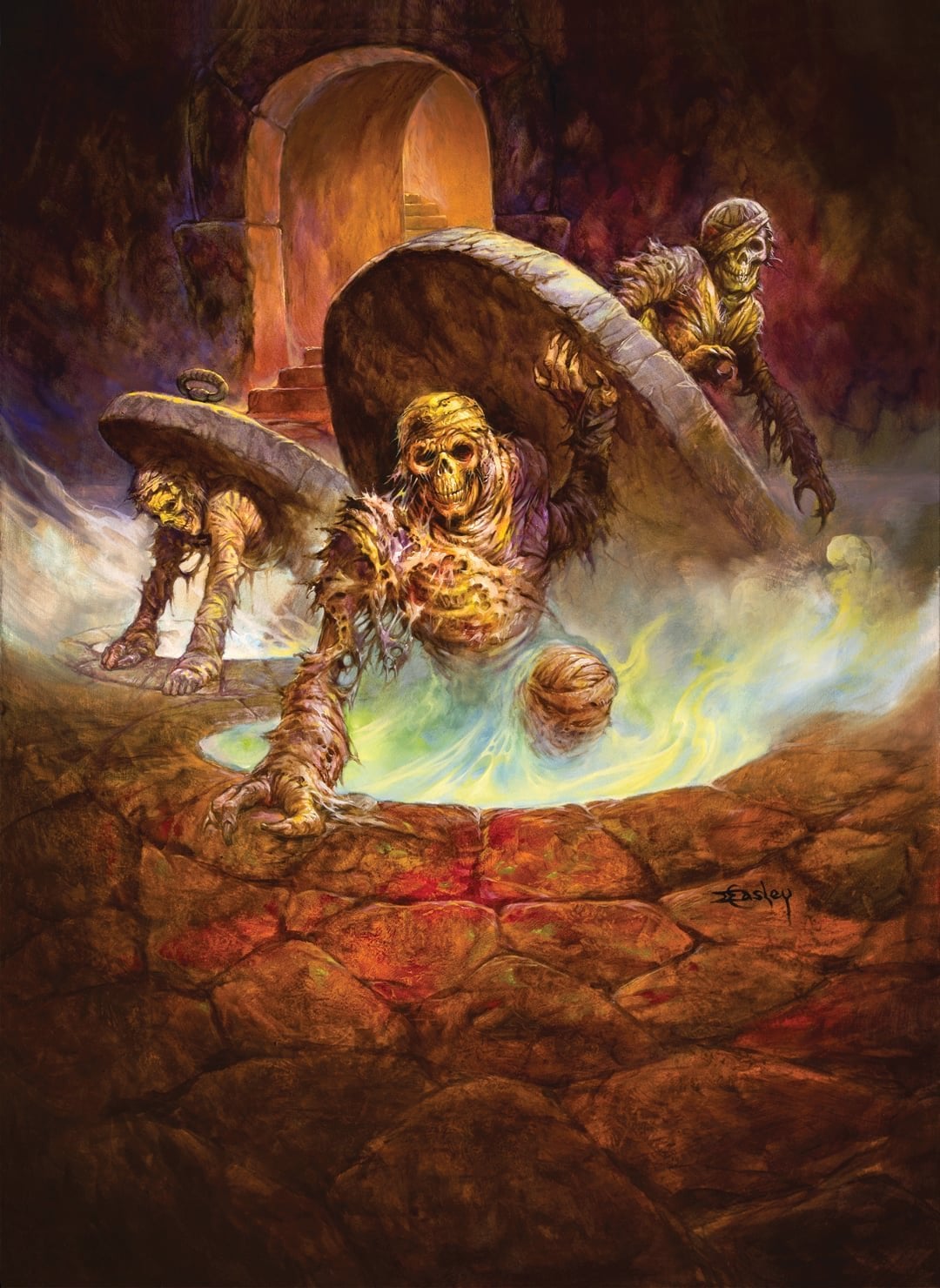 Awakened Mummies, the artwork on the publisher's Sealed format page