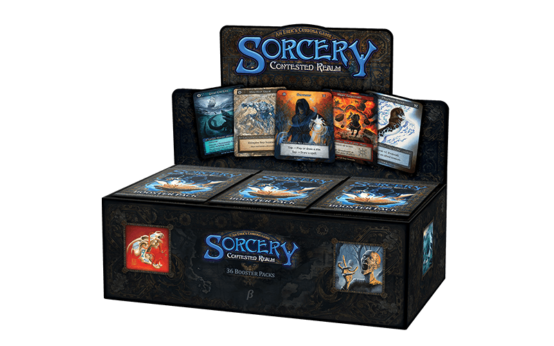 A sealed Sorcery: Contested Realm Beta booster box