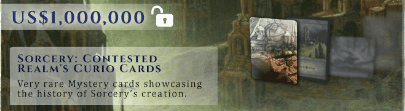 The Curio Cards stretch-goal reveal from the 2022 Kickstarter campaign